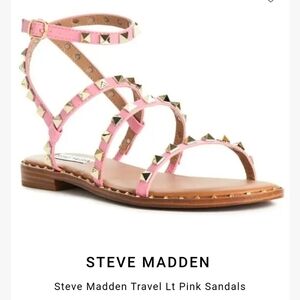 Steve Madden Travel Studded Strappy Sandals